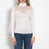 Boglietti Silk High Neck Rib Top
