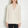 Essentiel Antwerp Cream Oversized Corduroy Blazer