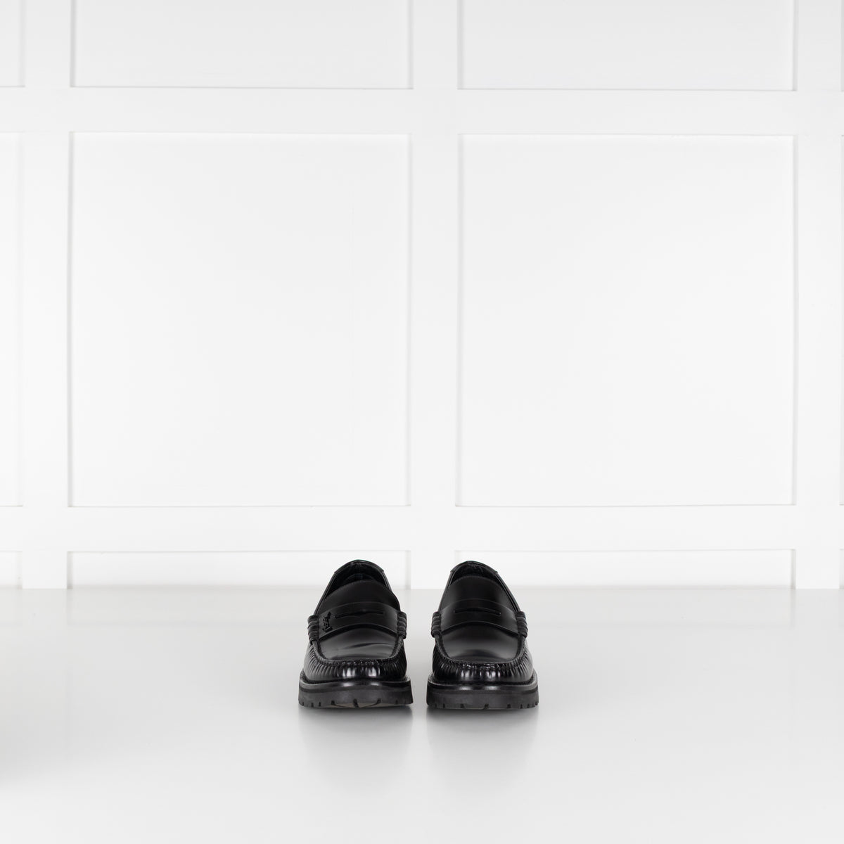 Saint Laurent BlackLe Loafer Chunky Penny Loafers