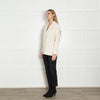 Essentiel Antwerp Cream Oversized Corduroy Blazer