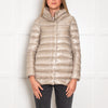 Herno Iconico Beige Puffer Shell Jacket