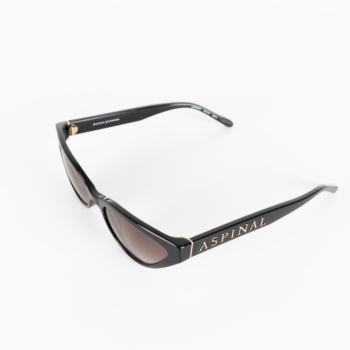 Aspinal Of London Black Cat Eye Sunglasses