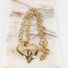Chanel Heart Coco CC Pendant