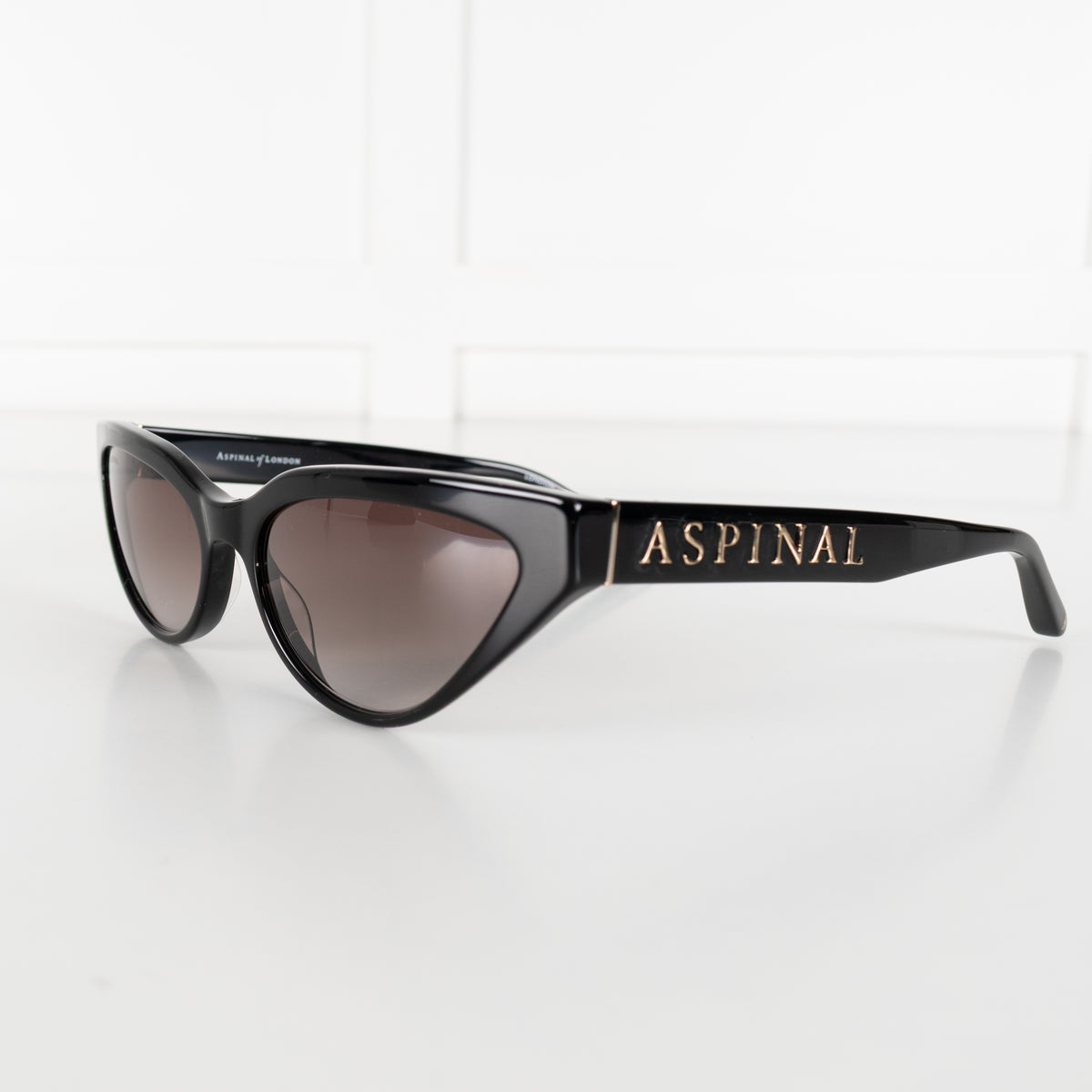 Aspinal Of London Black Cat Eye Sunglasses