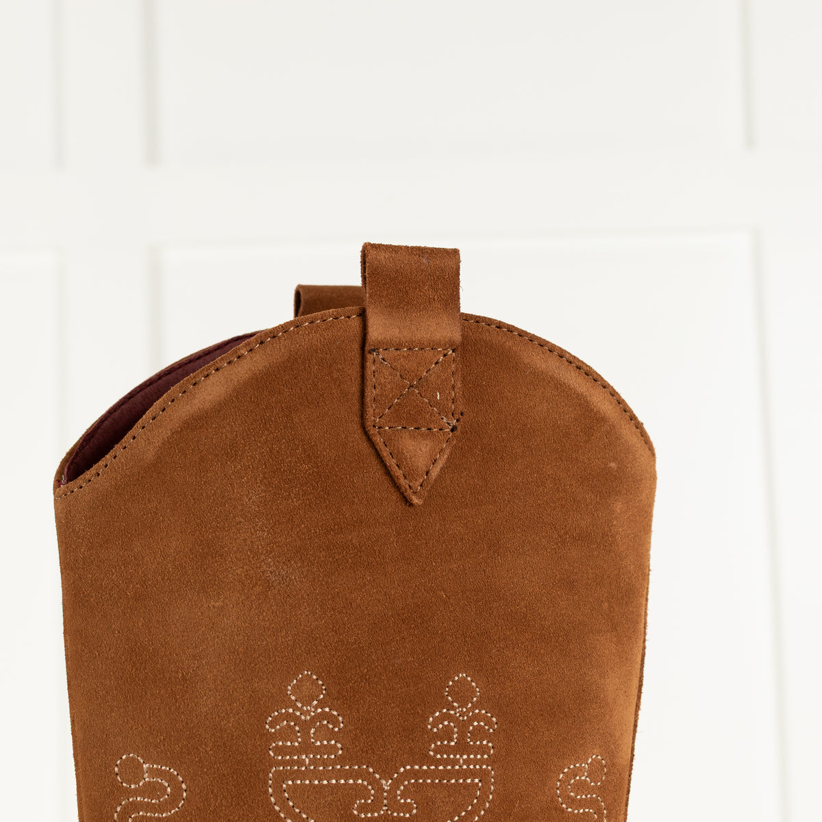 Welligoggs Tan Suede Beth Cowboy Boots