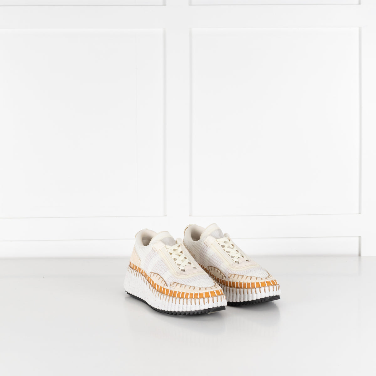Chloe Cream And Tan  Nama Trainers