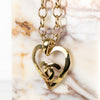 Chanel Heart Coco CC Pendant