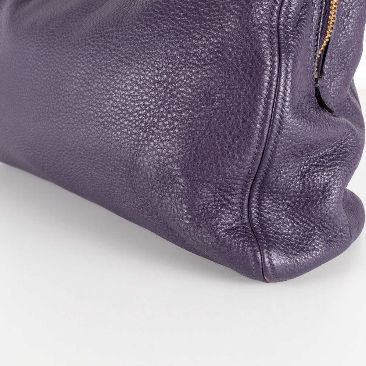 Miu Miu Purple Pebbled Leather Bag