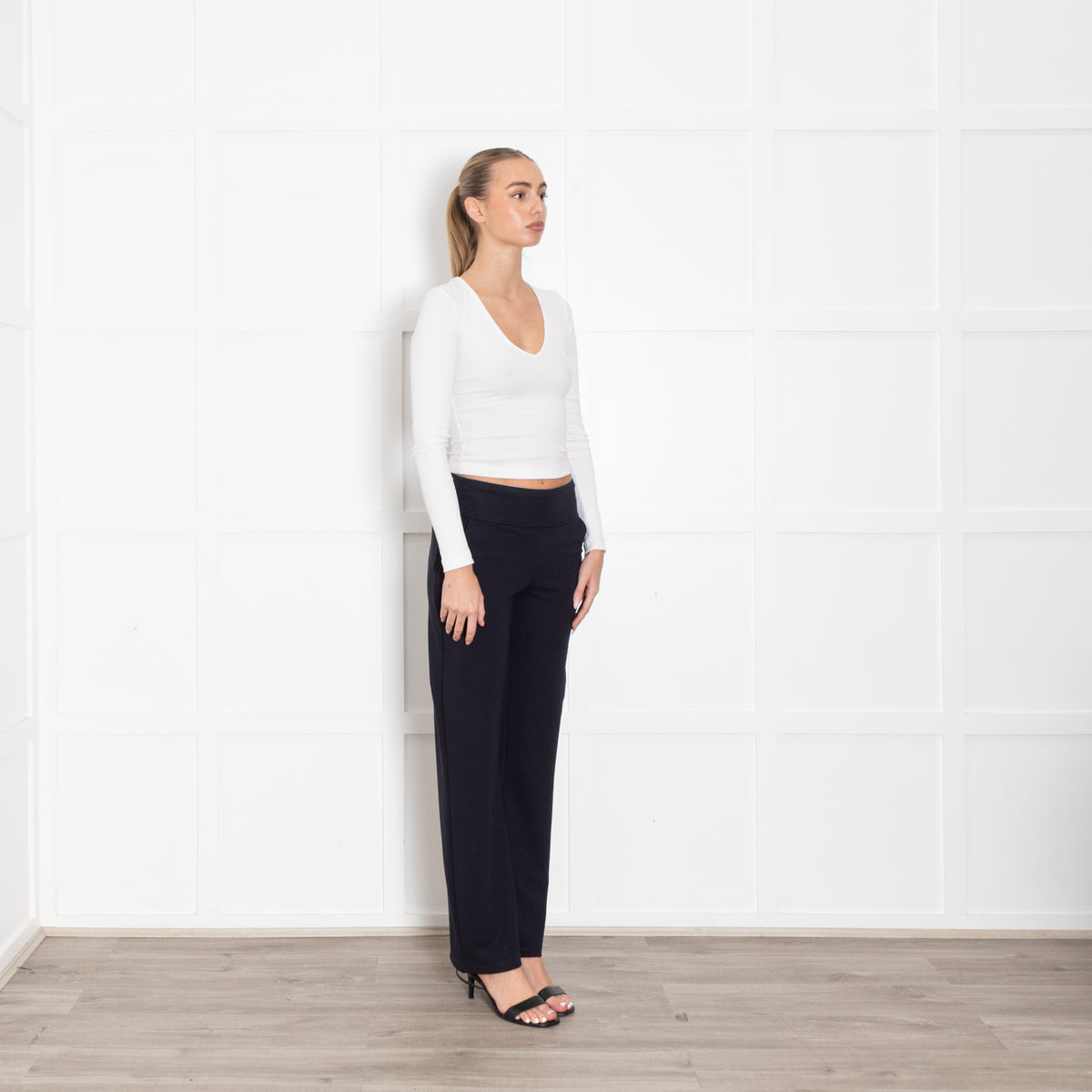 Saint & Sofia Navy Runway Trousers