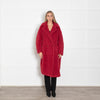 Max Mara Red Teddy Coat