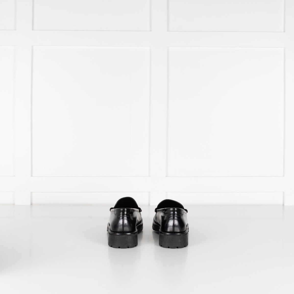 Saint Laurent BlackLe Loafer Chunky Penny Loafers