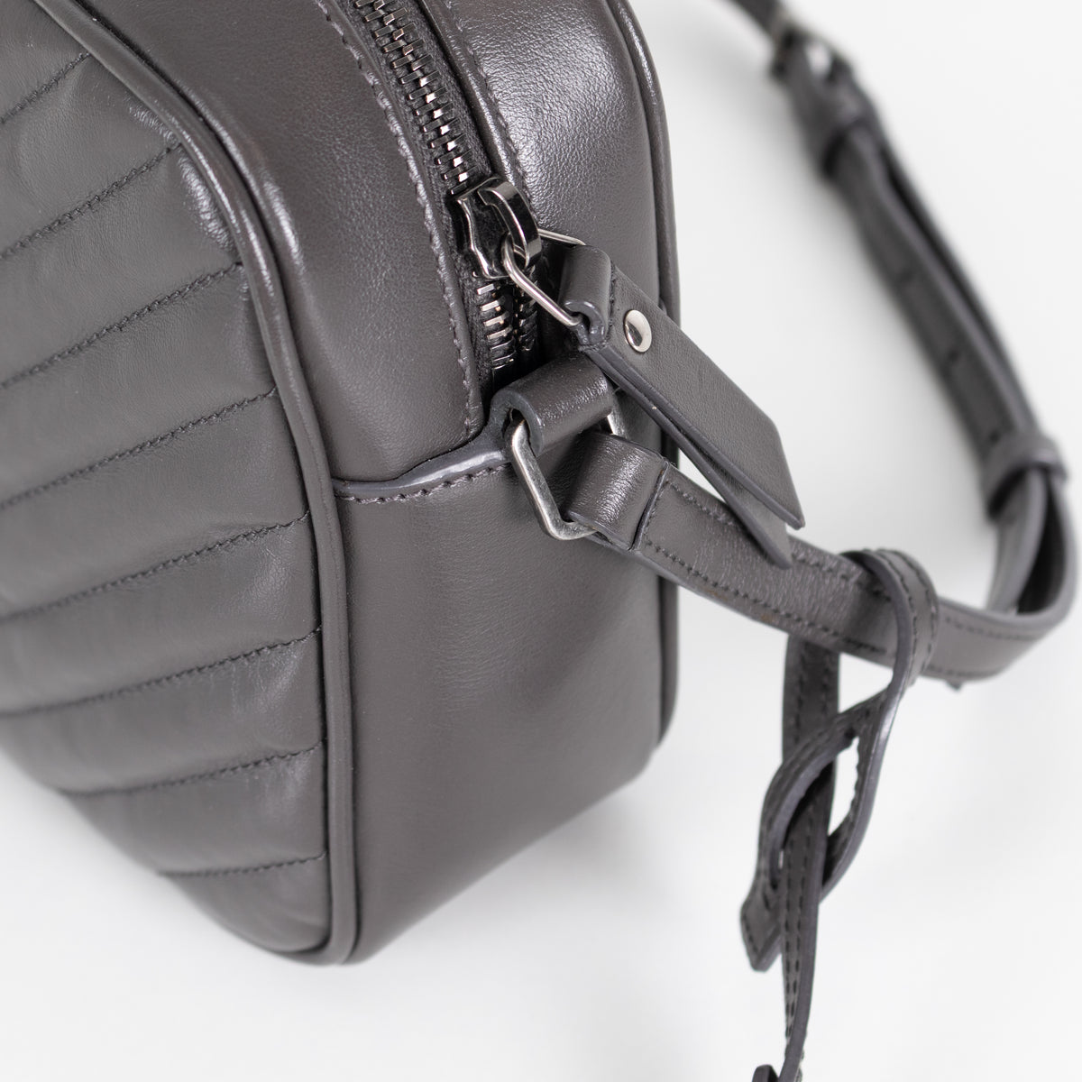 Saint Laurent Grey Camera Bag