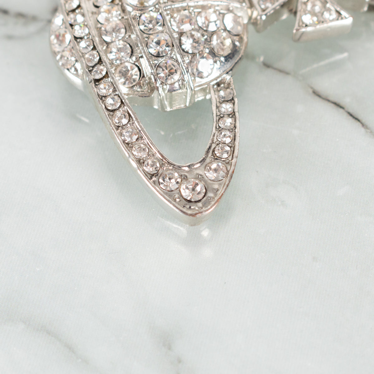 Vivienne Westwood Cubic Zirconia Carmela  Silver Pendant