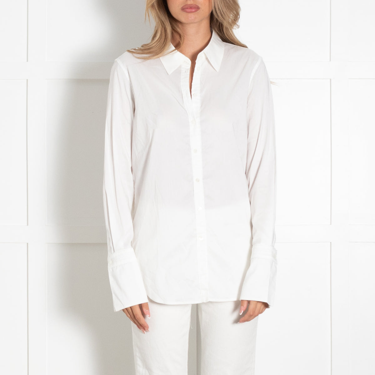 Strenesse White Shirt With Stretch