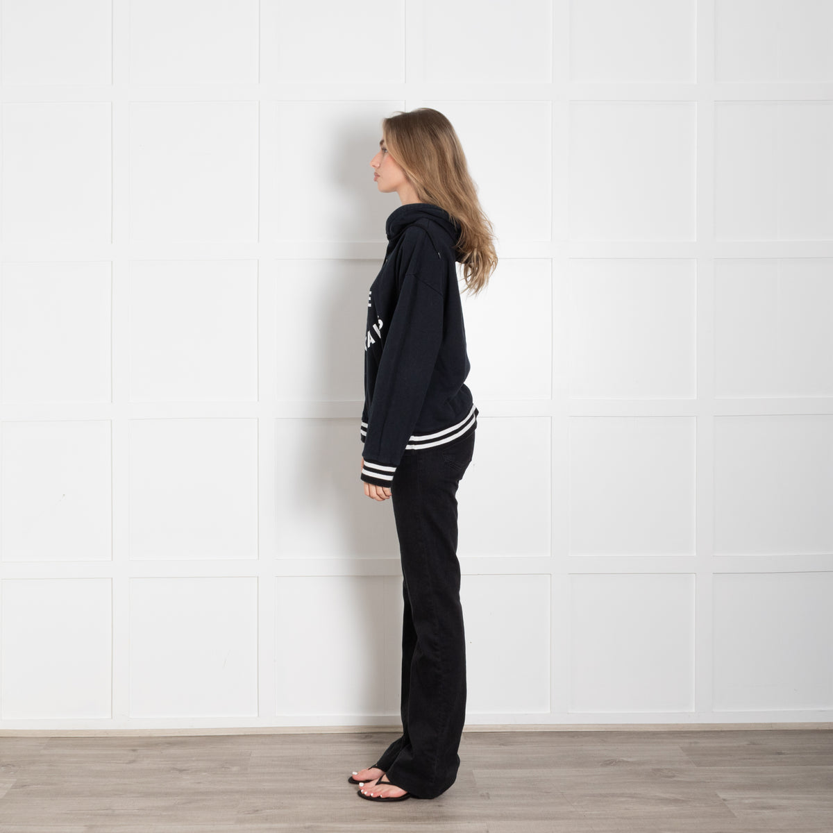 Etre Cecile Je Parle Francais Navy Hoodie