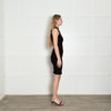 Needle & Thread Black Organza Beaded Panel Detail Dress
