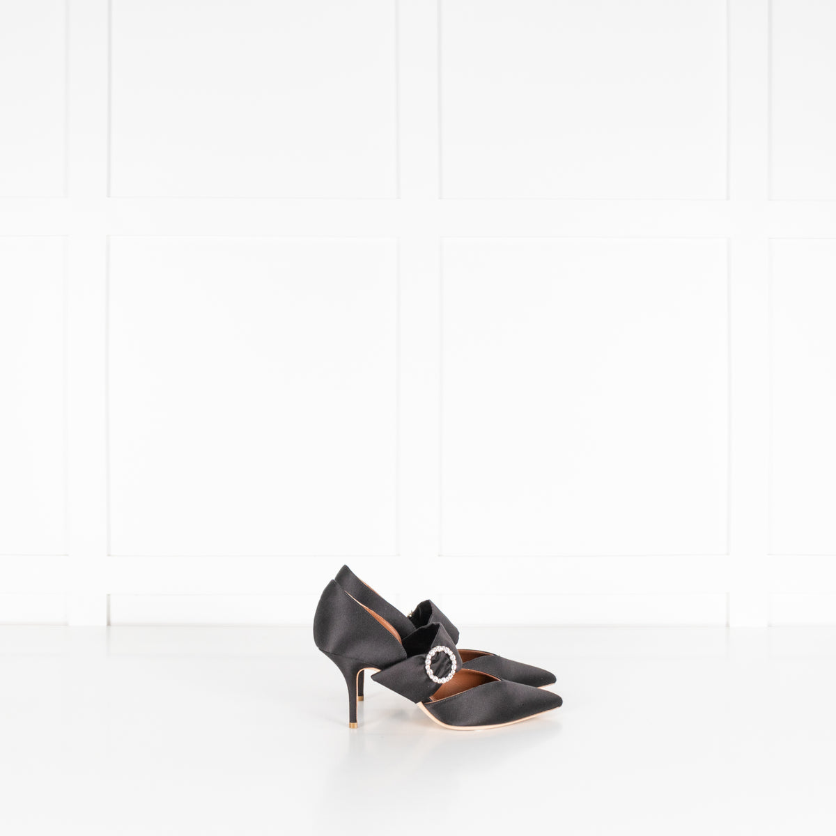 Malone Souliers Black Maite Crystal Shoe