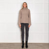 Toteme Taupe Wool/Cashmere Turtleneck Jumper