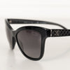 Chanel Black Sunglasses With 'Quilted' Arms