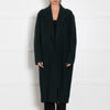 Amanda Wakeley Green Double Face Wool Coat