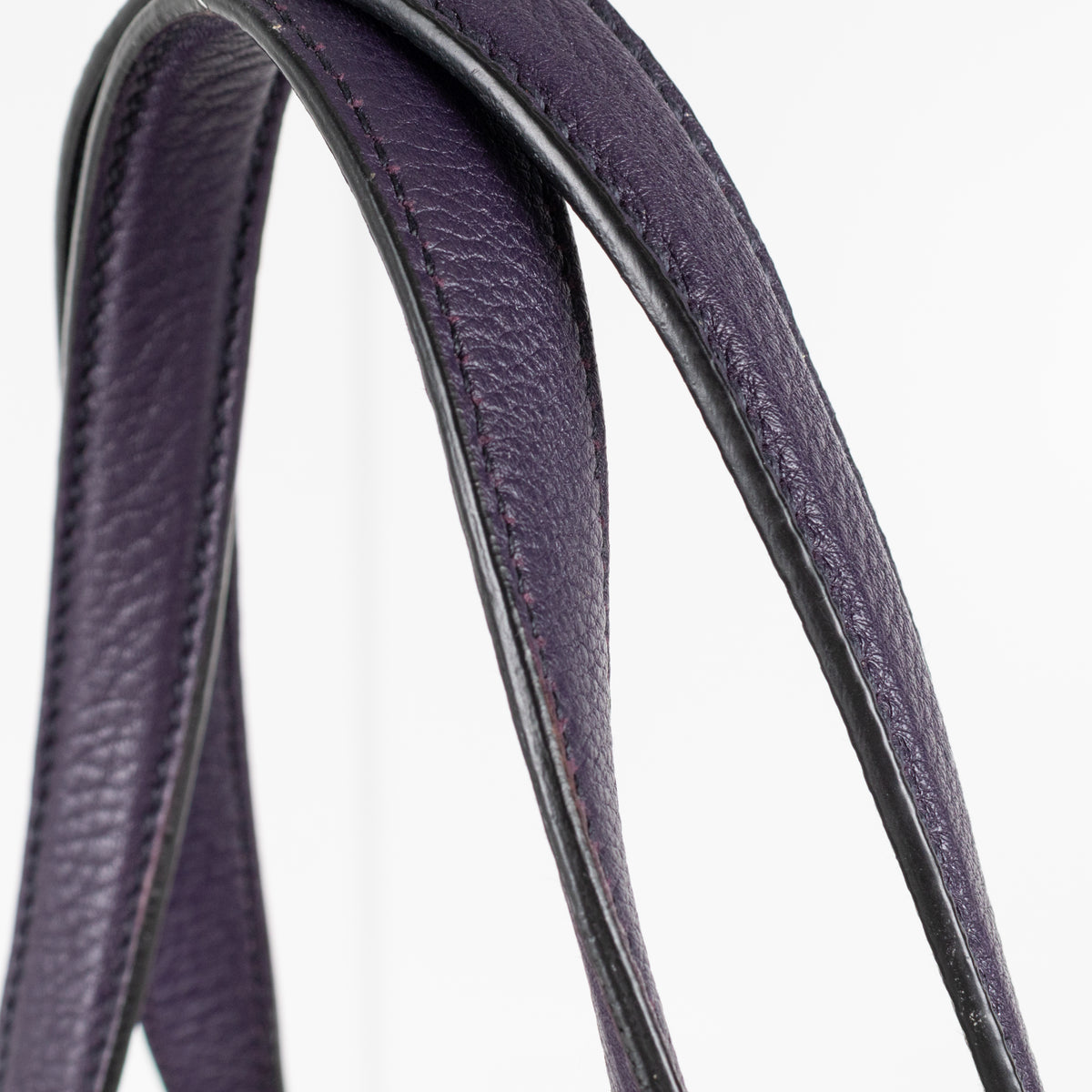 Miu Miu Purple Pebbled Leather Bag