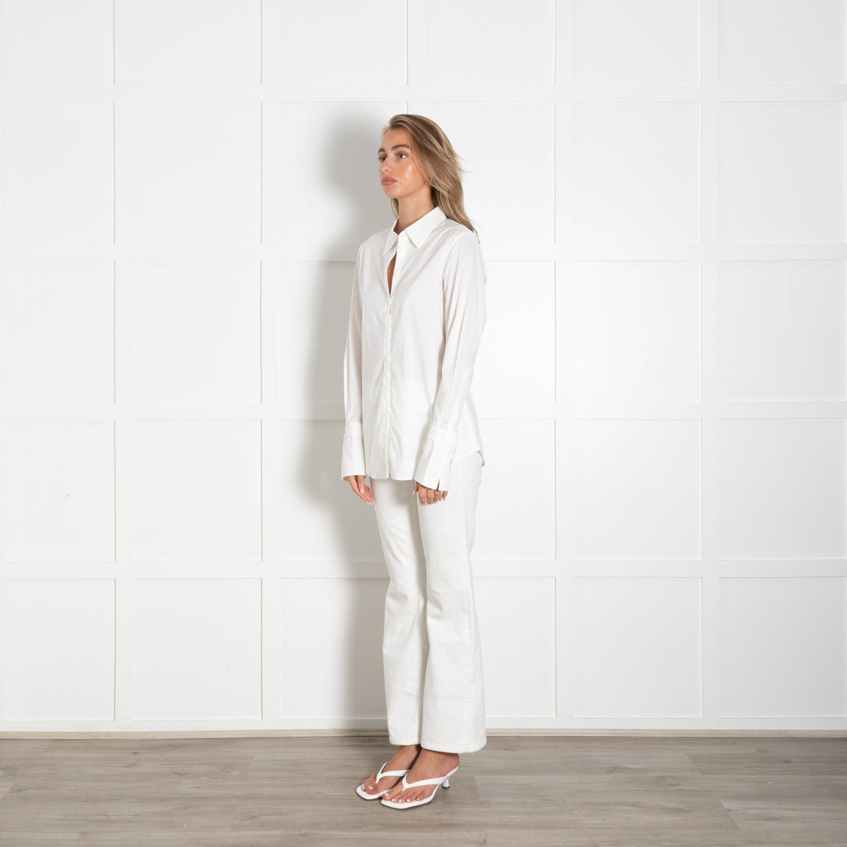 Strenesse White Shirt With Stretch