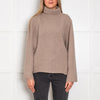 Toteme Taupe Wool/Cashmere Turtleneck Jumper