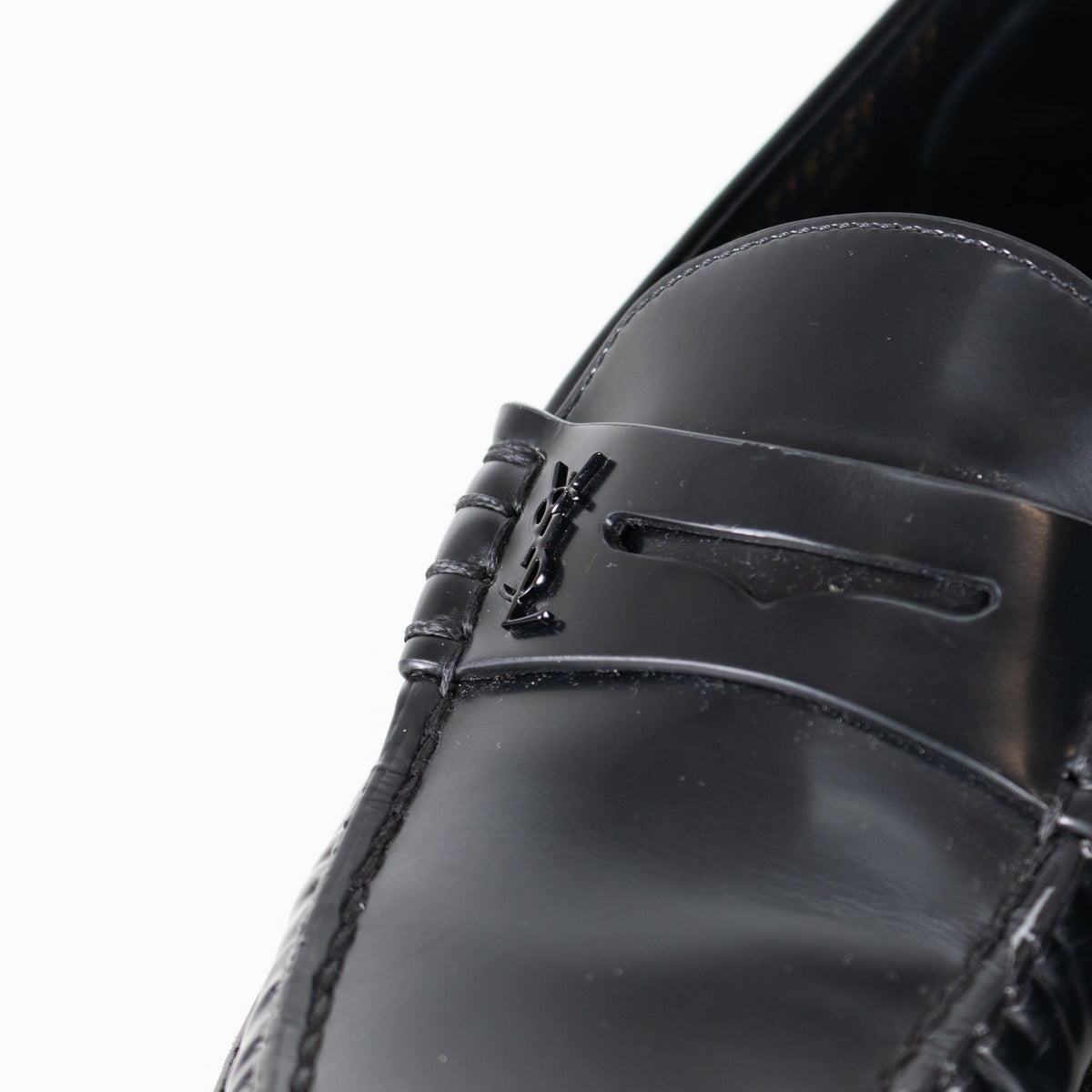 Saint Laurent BlackLe Loafer Chunky Penny Loafers