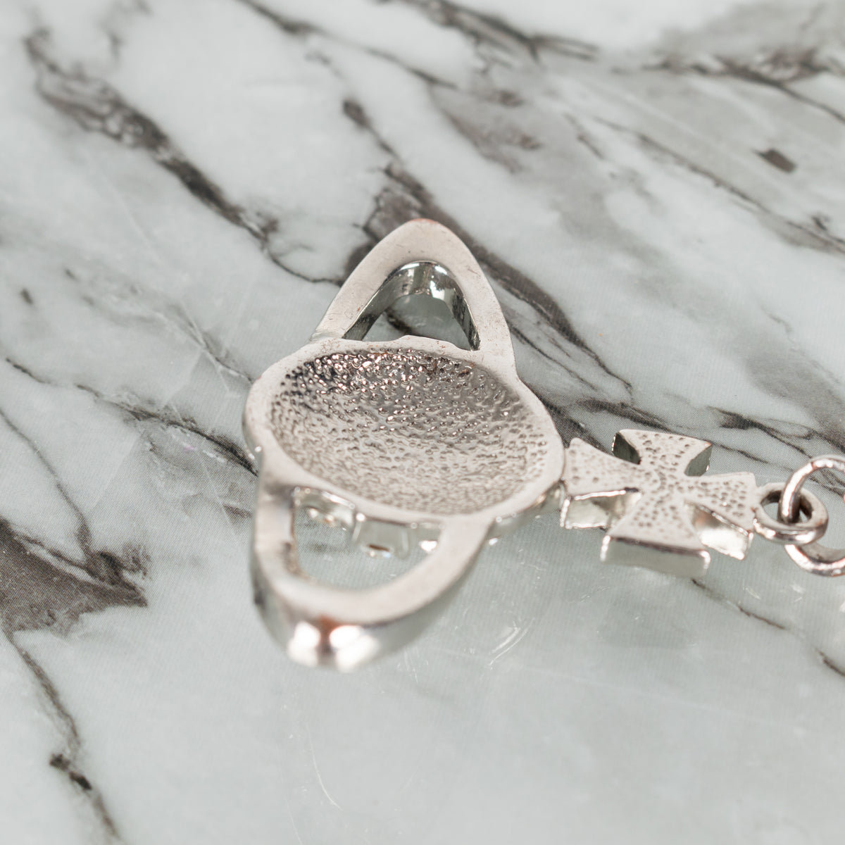 Vivienne Westwood Cubic Zirconia Carmela  Silver Pendant
