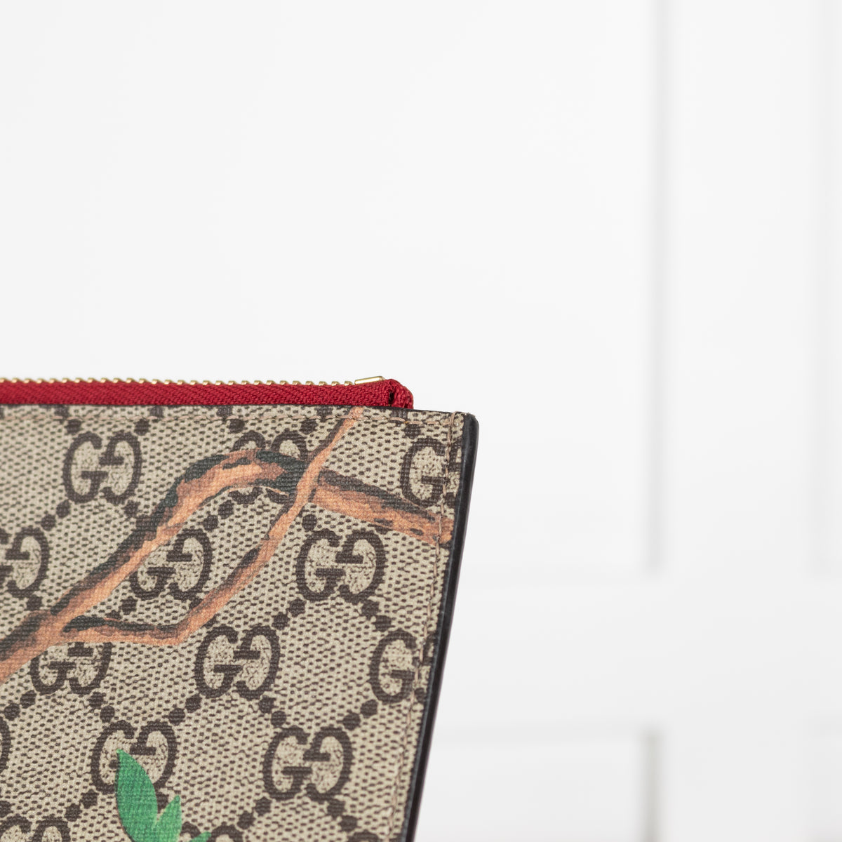 Gucci Supreme Monogram Tian Zip Pouch