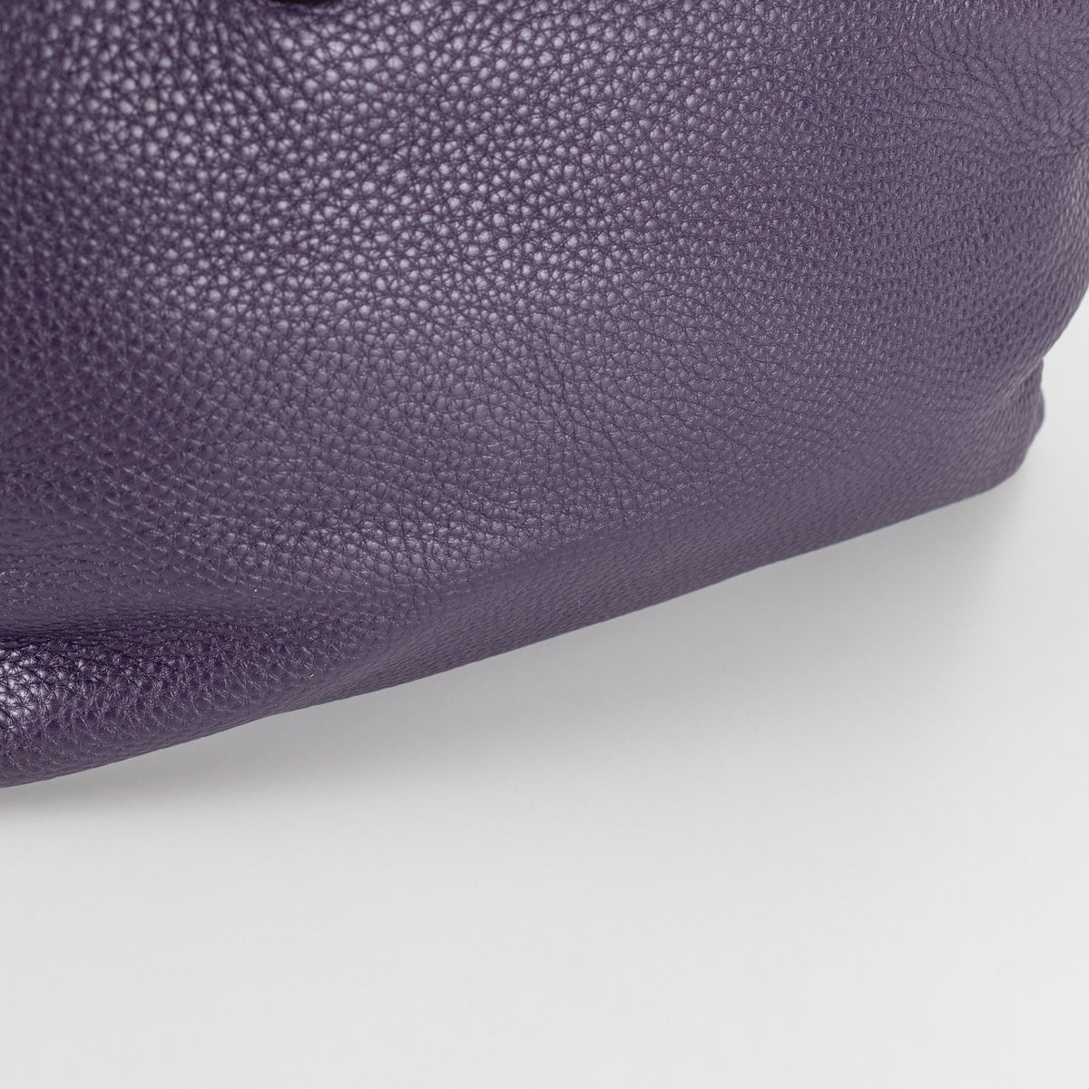 Miu Miu Purple Pebbled Leather Bag