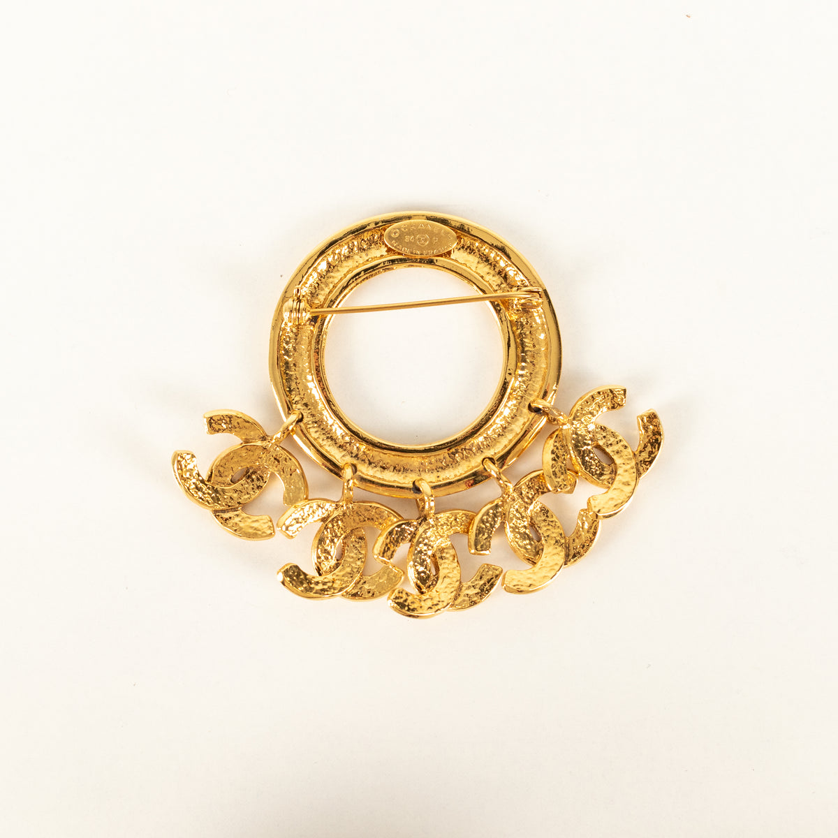 Chanel Hoop Brooch with CC Charms