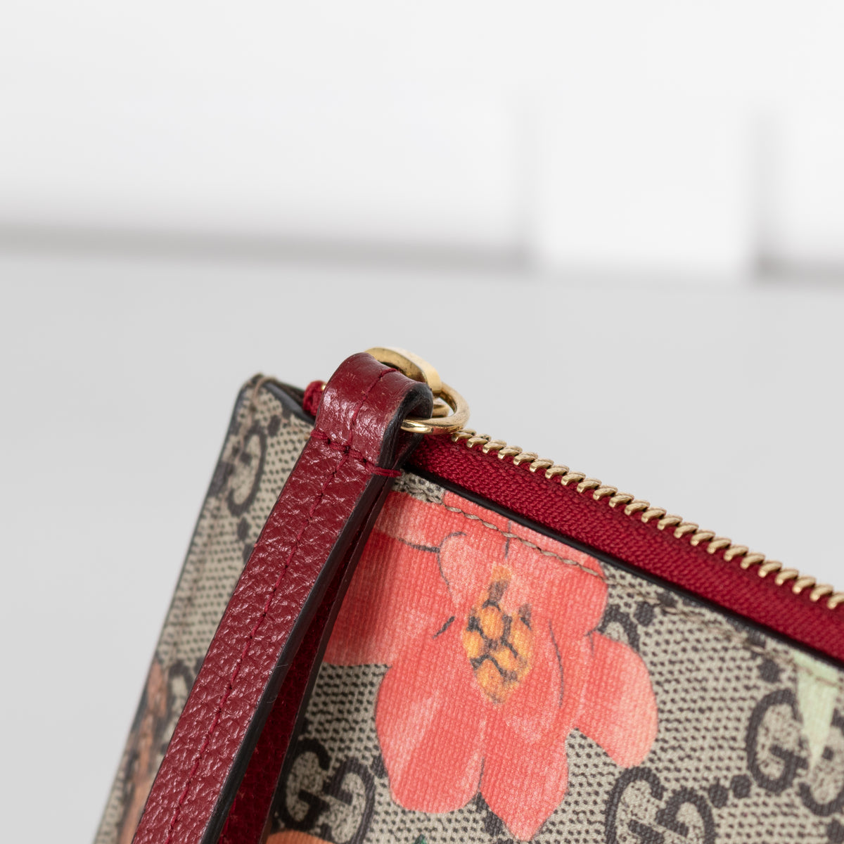 Gucci Supreme Monogram Tian Zip Pouch