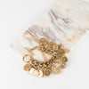 Chanel Gold Coco Mark Coin Motif Bracelet