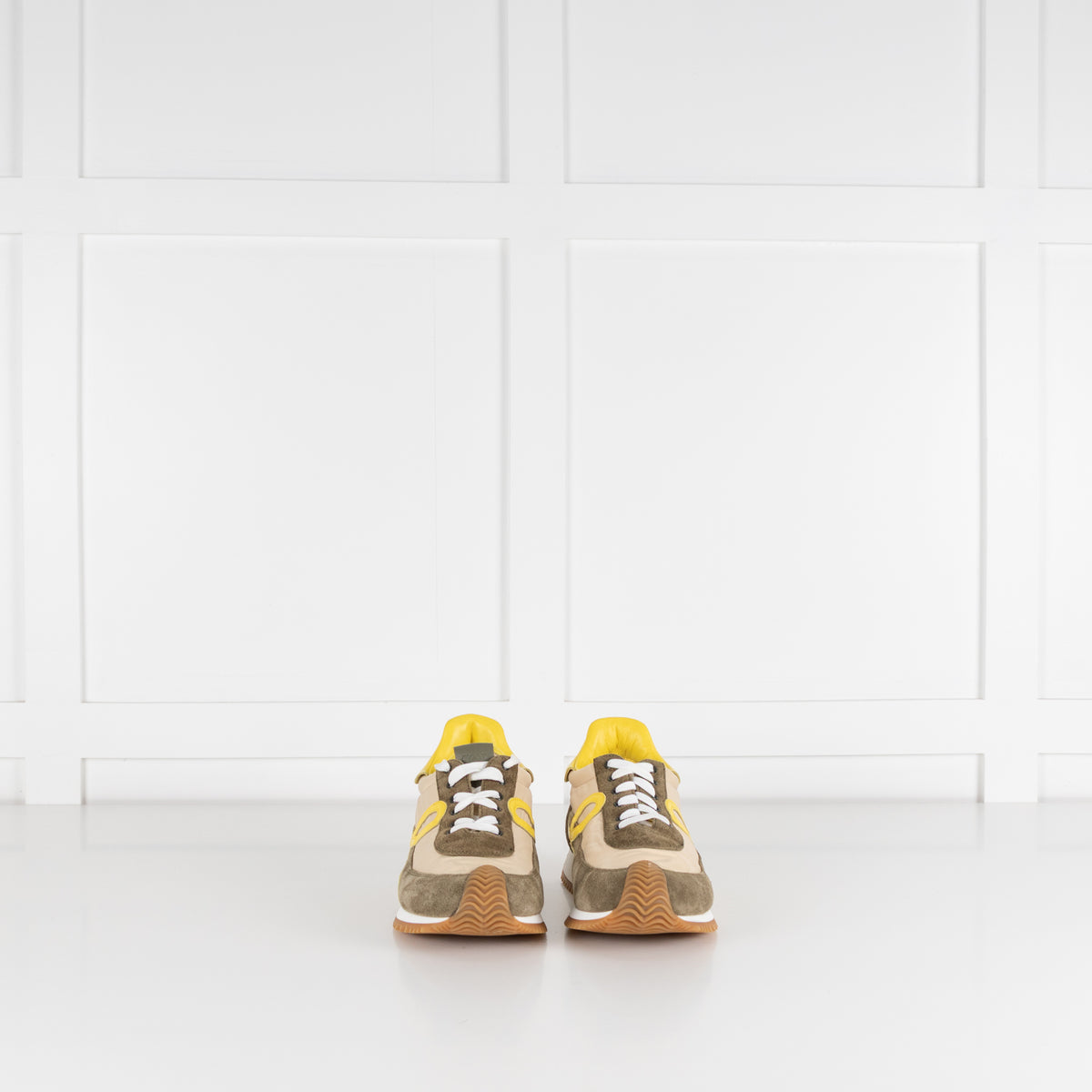 Loewe Green Suede Flow Runner Trainers