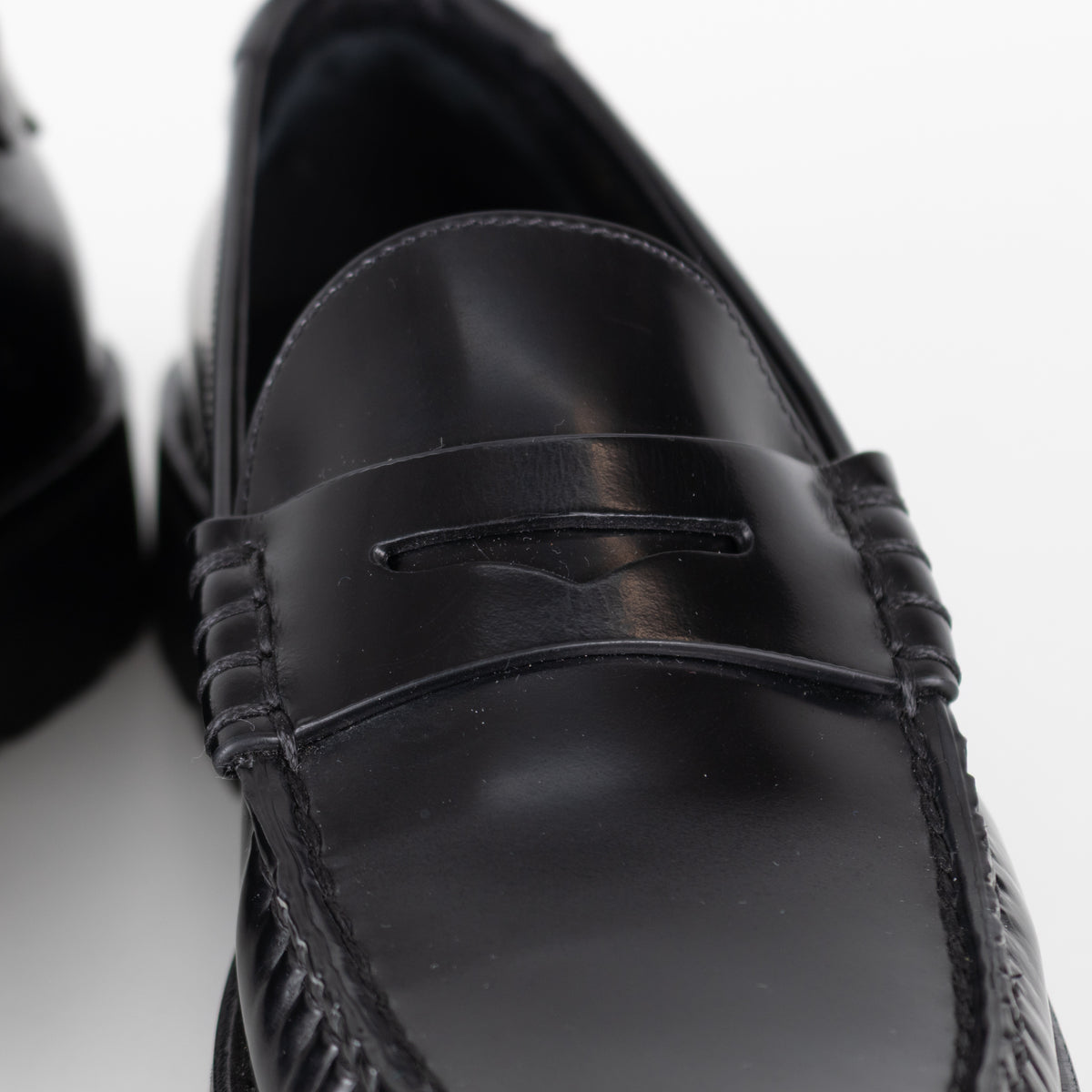 Saint Laurent BlackLe Loafer Chunky Penny Loafers