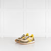 Loewe Green Suede Flow Runner Trainers