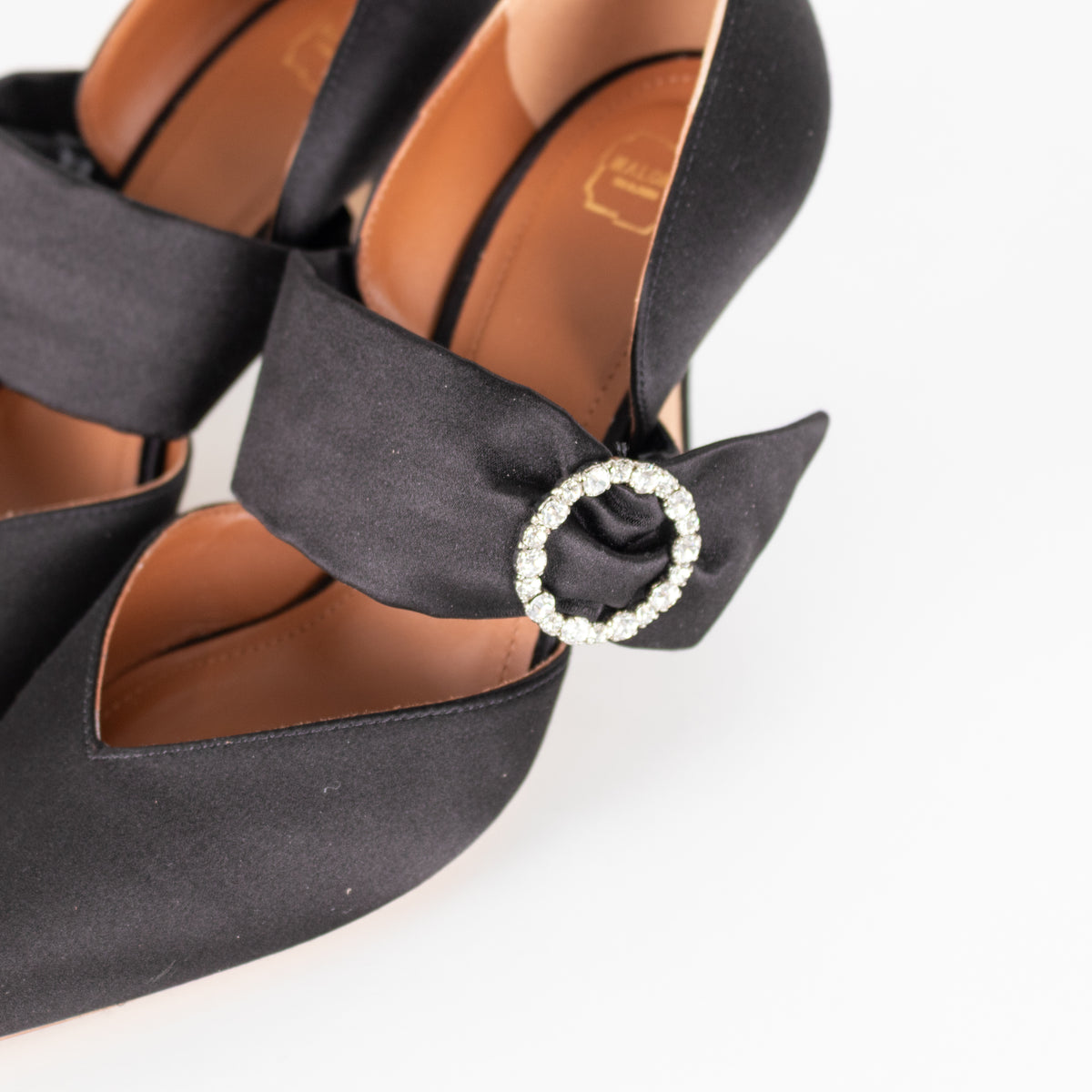 Malone Souliers Black Maite Crystal Shoe