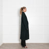 Amanda Wakeley Green Double Face Wool Coat