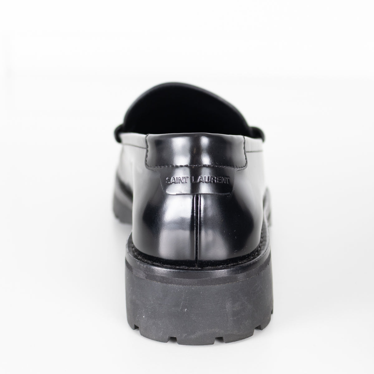 Saint Laurent BlackLe Loafer Chunky Penny Loafers