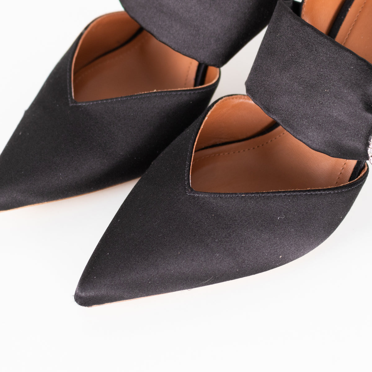 Malone Souliers Black Maite Crystal Shoe