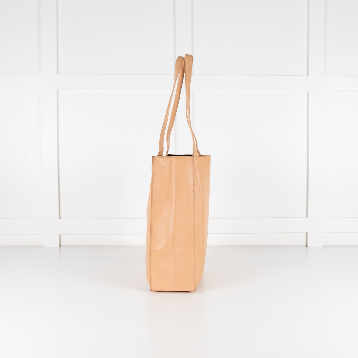 Jill Sander Beige Leather Tote Bag