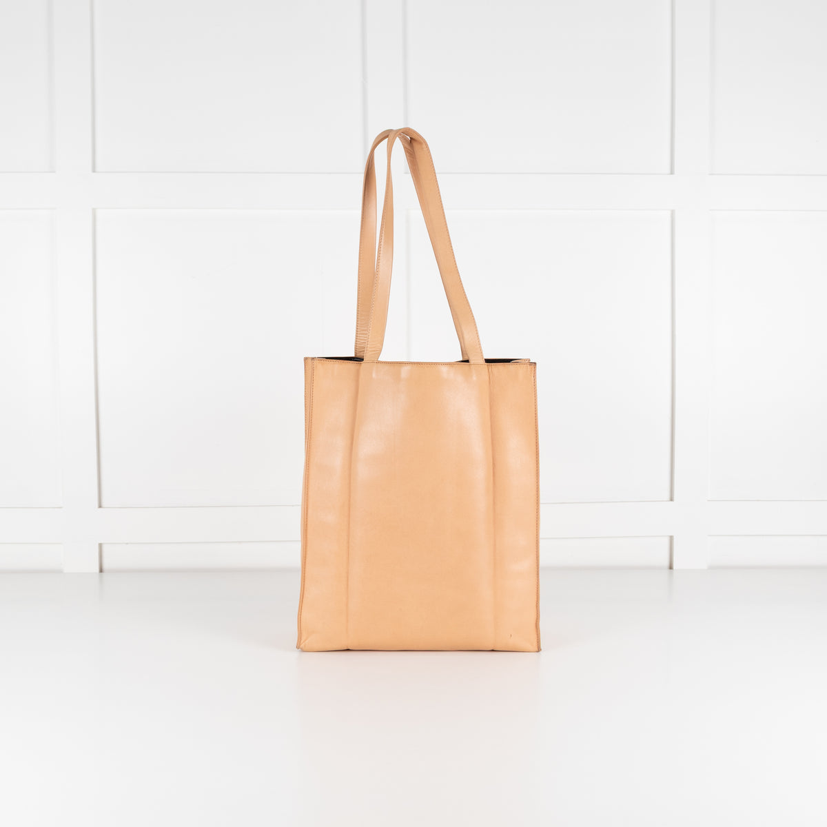 Jill Sander Beige Leather Tote Bag
