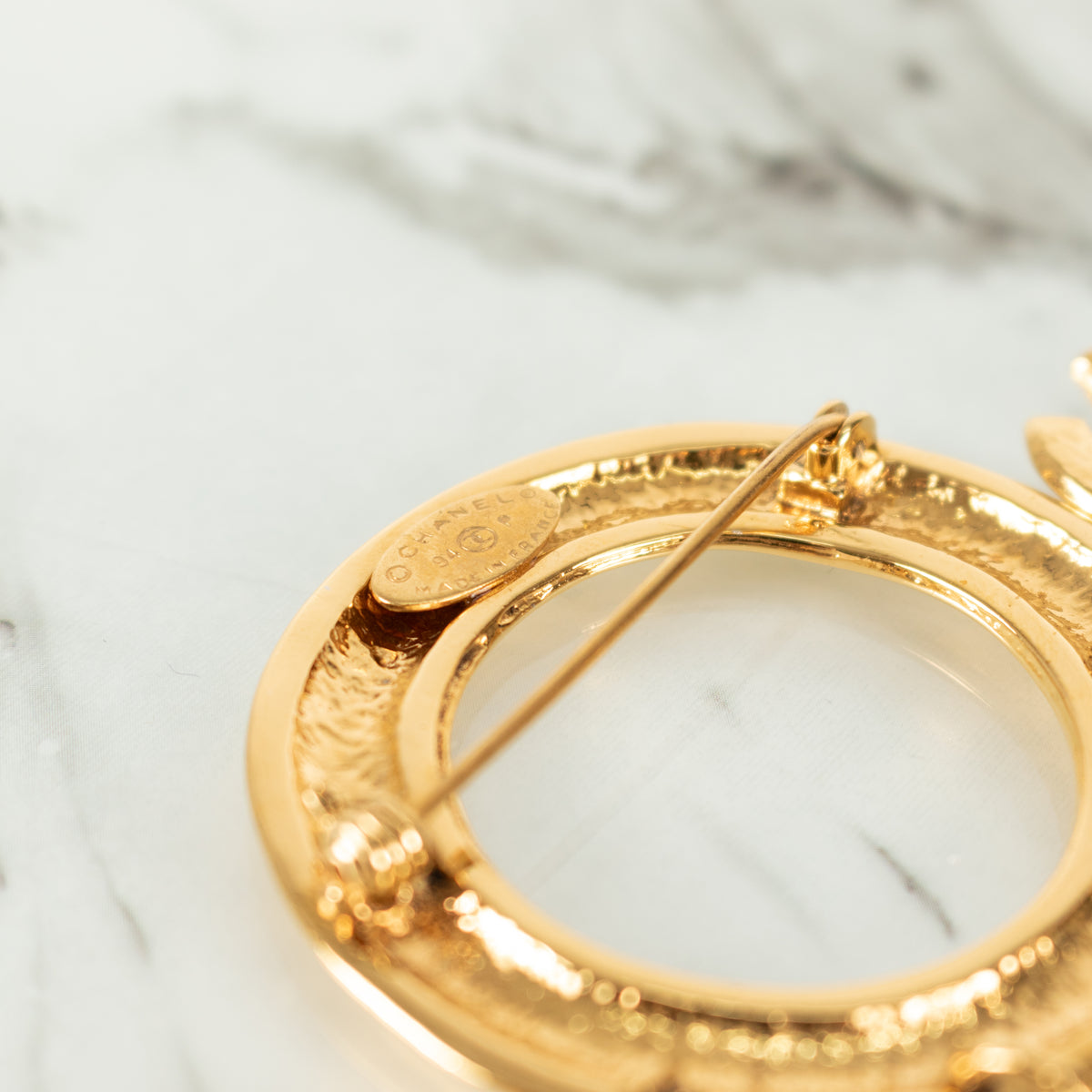 Chanel Hoop Brooch with CC Charms