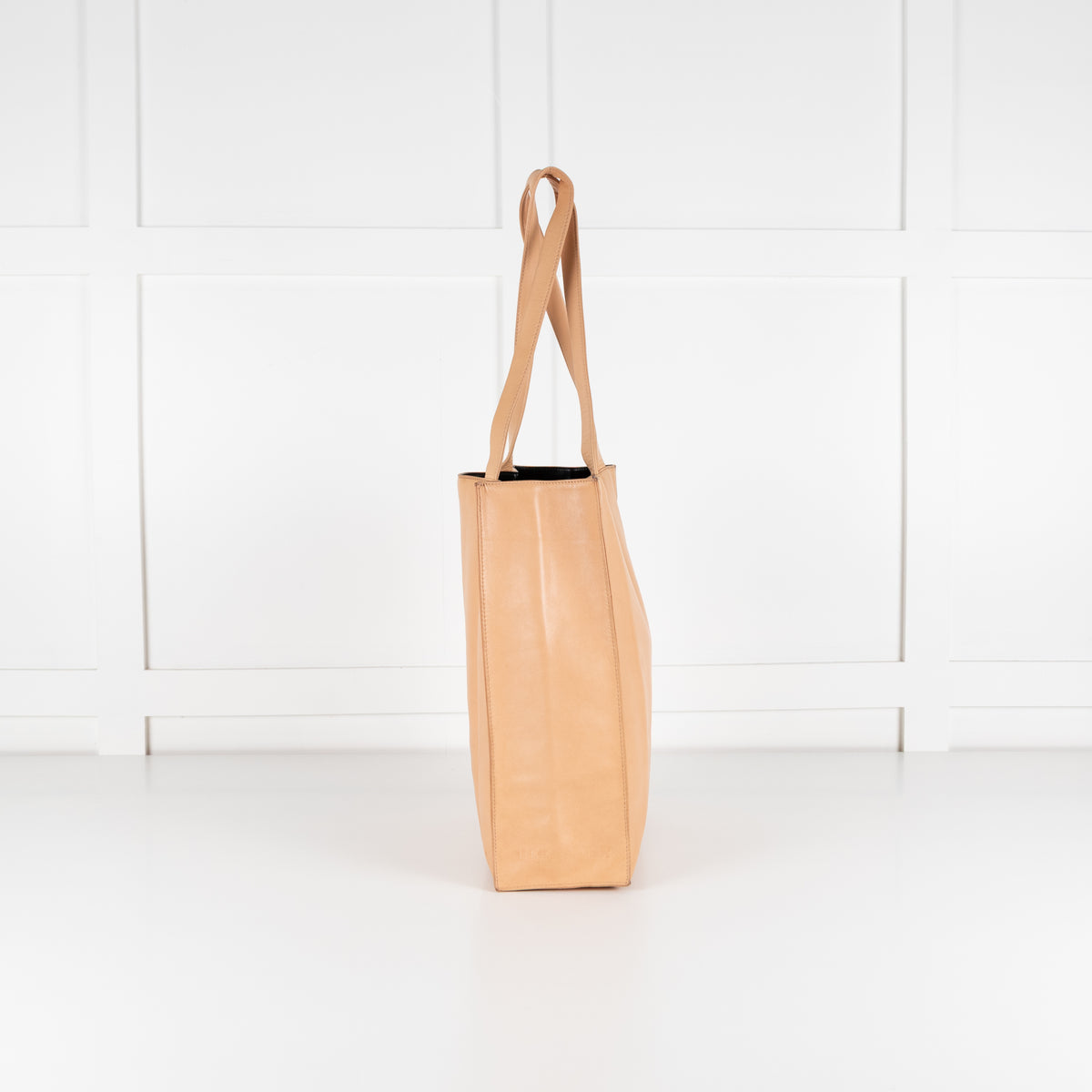 Jill Sander Beige Leather Tote Bag