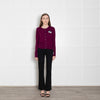 Markus Lupfer Purple Embellished Merino Wool Cardigan