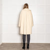 Ganni Butter Cream Boucle Oversized Coat