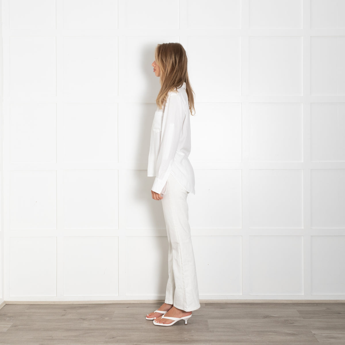 Bella Dahl White Long Sleeve Shirt