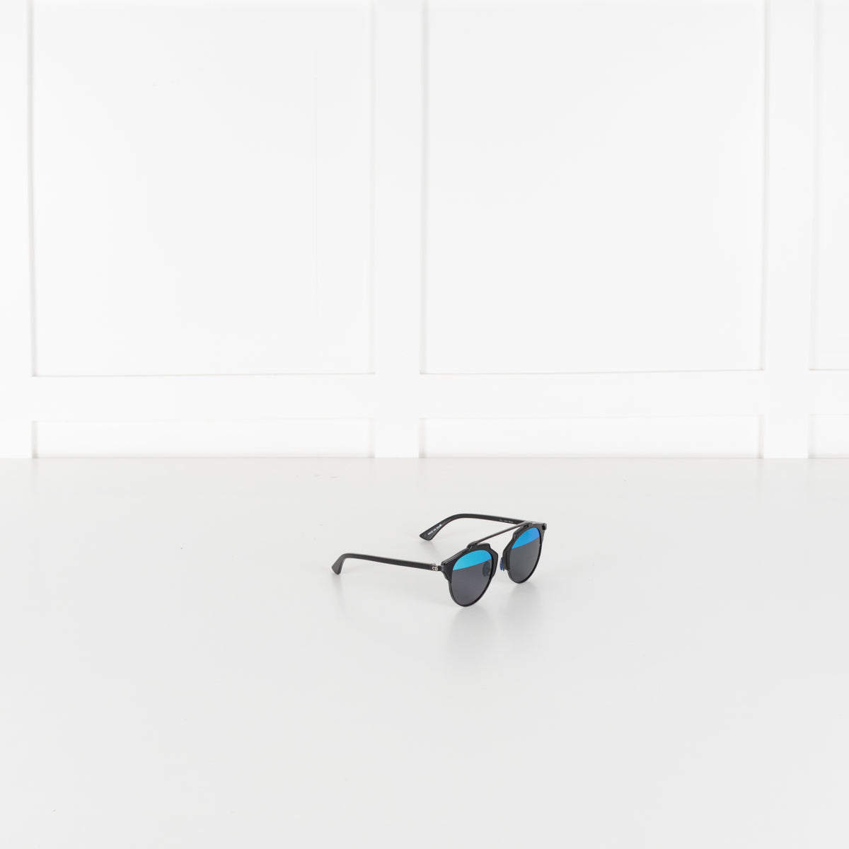Christian Dior Blue Metal Sunglasses