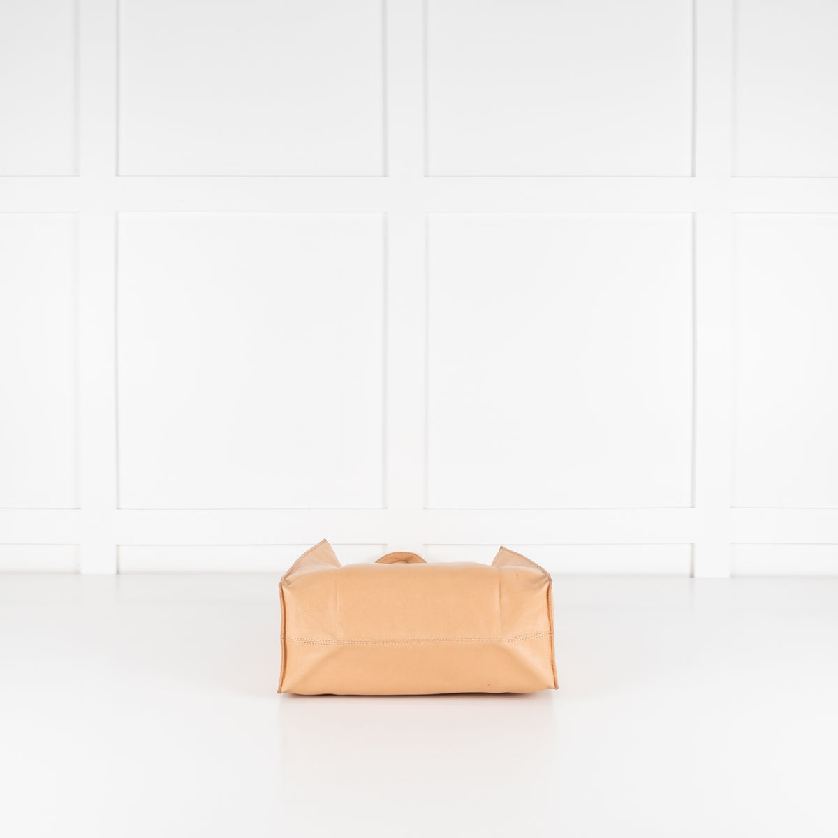 Jill Sander Beige Leather Tote Bag